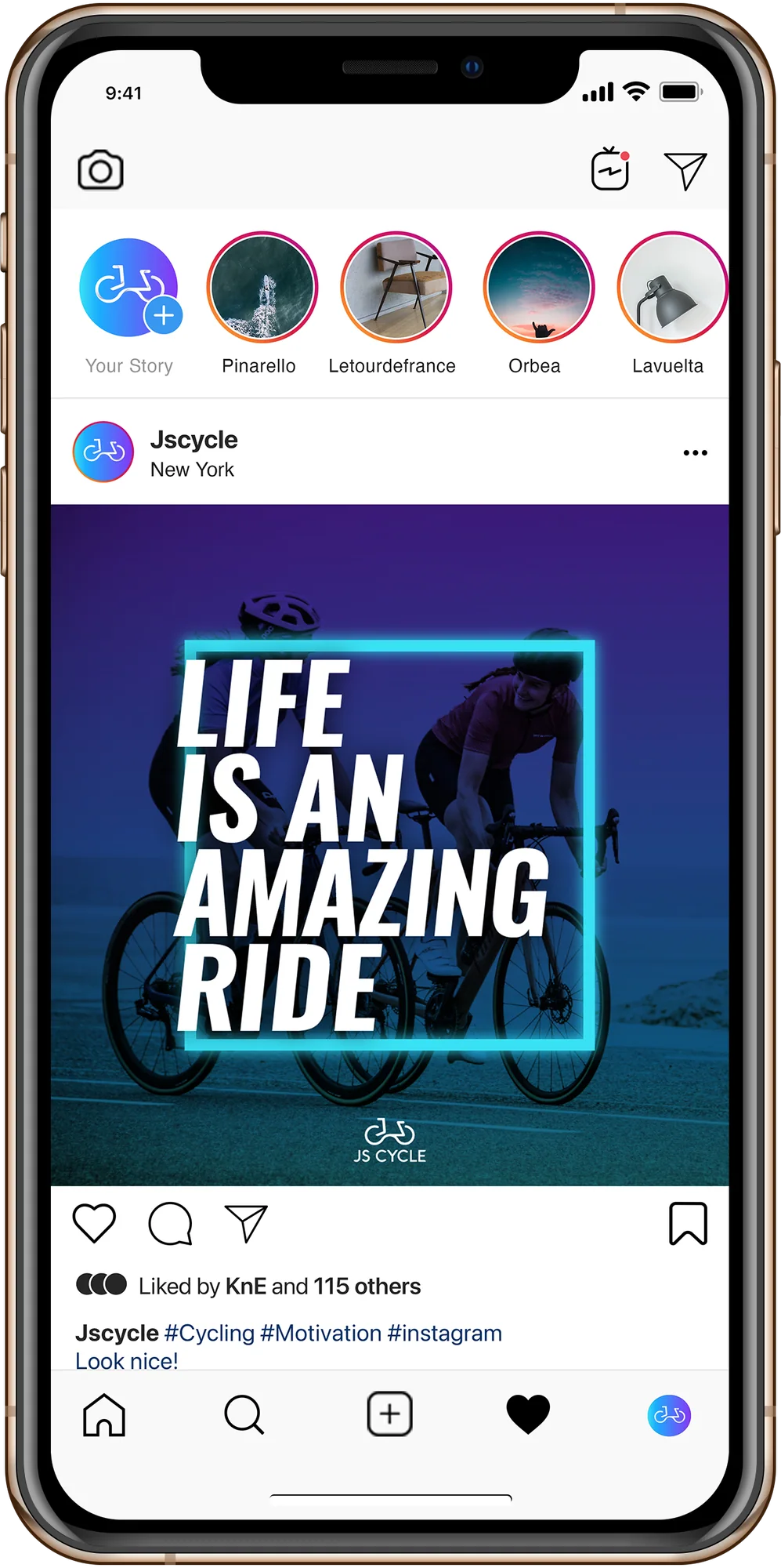 JS Cycle stationery application