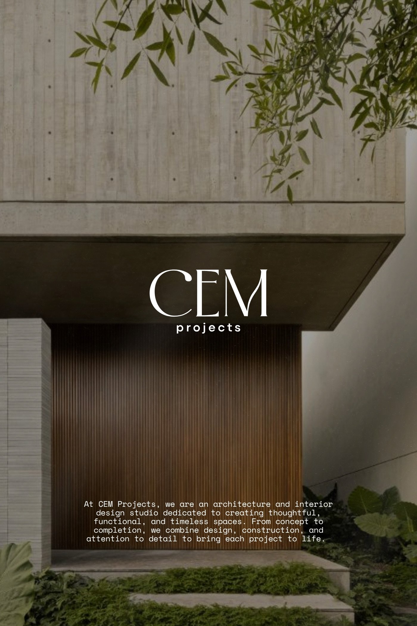 CEM Projects brand identity overview
